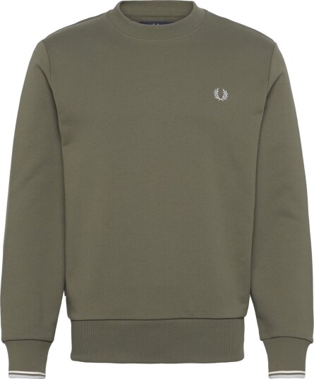 Fred Perry Crew Neck Sweatshirt Khaki green XXL Fred Perry Crew Neck Sweatshirt Khaki green XXL