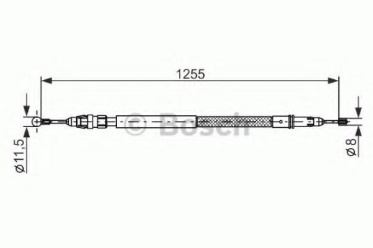 Bremsewire BOSCH 1 987 482 235