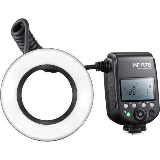 Godox MF-R76 Macro Ring Flash Ringblits for makro ø49 - 67mm Godox MF-R76 Macro Ring Flash Ringblits for makro ø49 - 67mm