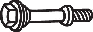 Skrue, eksosanlegg BOSAL 258-942