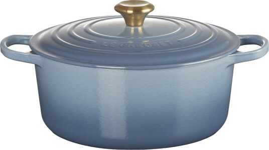 Le Creuset - Signature rund gryte 6,7L chambray/gull Le Creuset - Signature rund gryte 6,7L chambray/gull