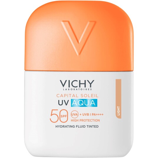 Vichy Capital Soleil UV-Aqua Tinted Solkrem SPF50 med Fuktighetsgivende Effekt 50 ml