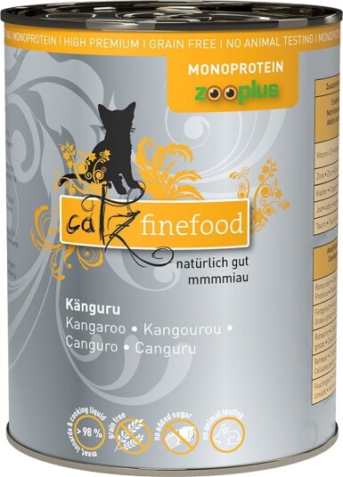 Catz Finefood Monoprotein Zooplus Kenguru 6 X 400 G