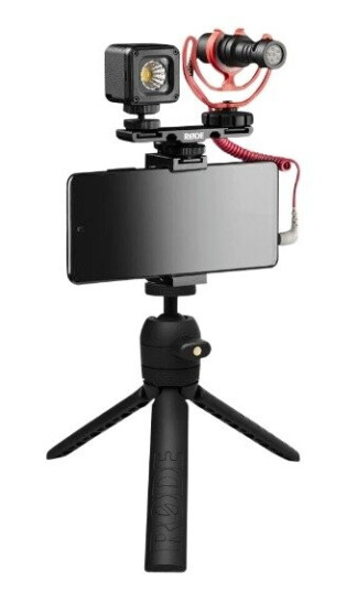 Røde Vlogger Kit Universal Mikrofon for Mobil med 3,5 mm Jack, Svart