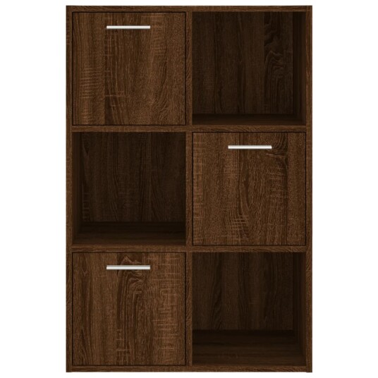vidaXL Oppbevaringsskap brun eik 60x29,5x90 cm