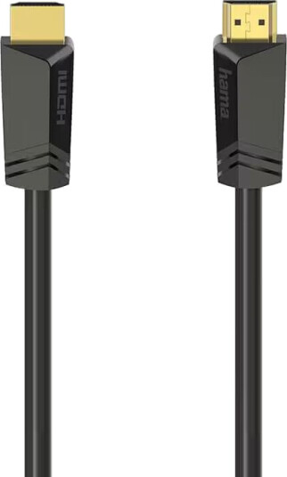 Hama 7,5m HDMI-kabel 4K med 18 Gbit/s, Svart Hama 7,5m HDMI-kabel 4K med 18 Gbit/s, Svart