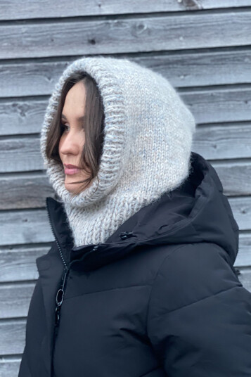 LYKKE balaklava lys blågrå LYKKE balaklava lys blågrå