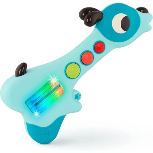 B Toys Mini Gitar m/ lyd og lys Blå Hund B Toys Mini Gitar m/ lyd og lys Blå Hund