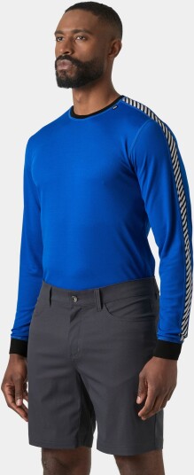 Helly Hansen Herre HH Lifa Stripe Crew Ski Basislag Blå M