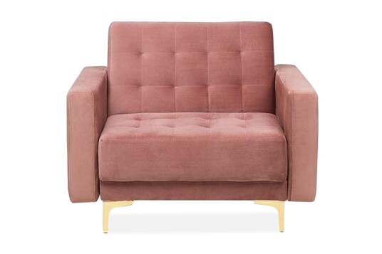 Lenestol Westerleigh Fløyel Rosa