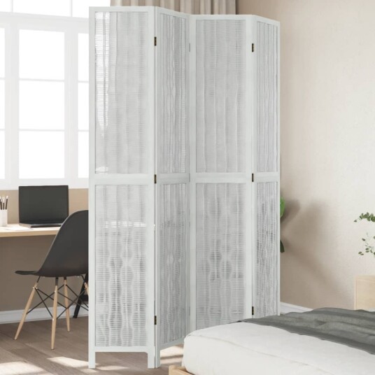  Romdeler 4 paneler hvit heltre keisertre 8721012073722