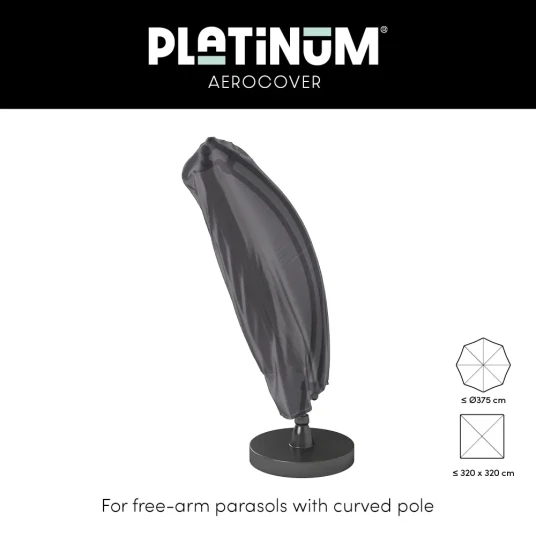 Platinum Aerocover parasollbeskyttelse fritthengende parasoll 350 cm
