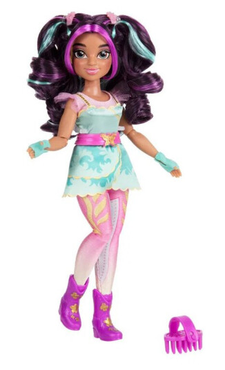 Unicorn Academy Motedukke m/ hårbørste 24cm Ava