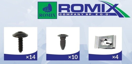 Innvendig hjulskjerm ROMIX 91000