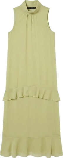 Vero Moda Vmsanna Sl Highneck Maxi Dress Exp Green S