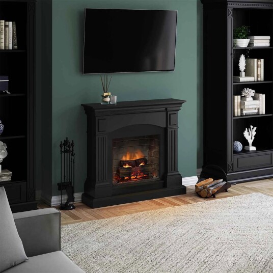 Tagu Magna Tradisjonell Elektrisk Peis - Svart (ELP-50-417-Powerflame2)