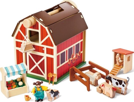 Hape Happy Farm Lekesett for små bønder - Multi farget