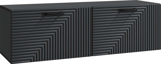 Vegghengt TV skap Svart 98 x 31 x 30 cm Konstruert tre Vegghengt TV skap Svart 98 x 31 x 30 cm Konstruert tre