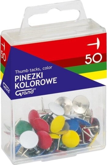 Store Fargerige Pins (50)