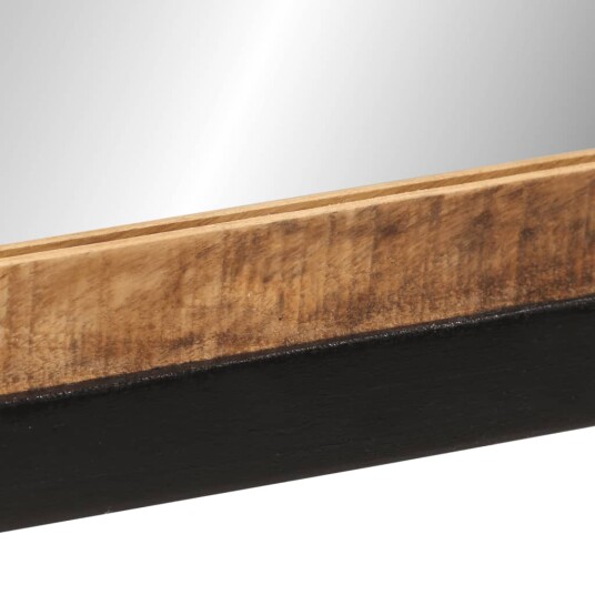 vidaXL Baderomsspeil 55x1x60 cm glass og heltre mango 8721012085671