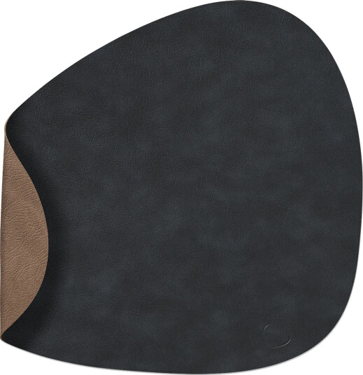 LIND DNA Cloud spisebrikke vendbar curve L 1 stk. Black brown