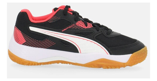 Solarflash Jr Ii Puma Black Fire Orchid Puma Wh 32 (Uk 13c) Innendørssko Solarflash Jr Ii Puma Black Fire Orchid Puma Wh 32 (Uk 13c) Innendørssko