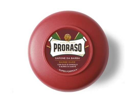 Other Brand Proraso Rødsåpe for barbering av hardt skjegg i en praktisk plastdigel 150 ml Other Brand Proraso Rødsåpe for barbering av hardt skjegg i en praktisk plastdigel 150 ml