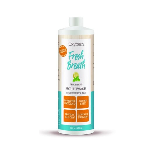 Oxyfresh Munnvann Fresh Breath Sitron + Sink Oxyfresh Munnvann Fresh Breath Sitron + Sink