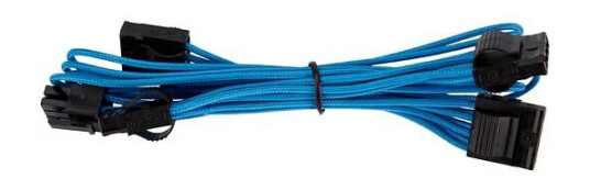 Type 3 - Individually Sleeved Blue Cable Molex with 4 connectors 241183