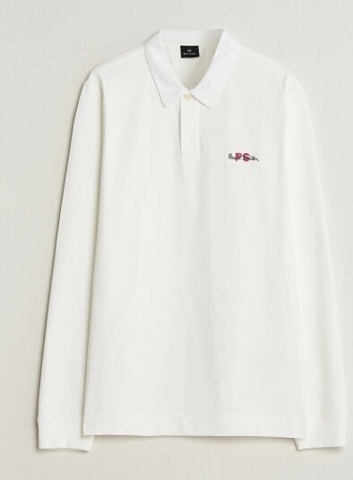 PS Paul Smith Organic Cotton Rugger Off White PS Paul Smith Organic Cotton Rugger Off White