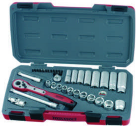 Teng Tools Pipenøkkelsett Tommer 3/8" T3835AF