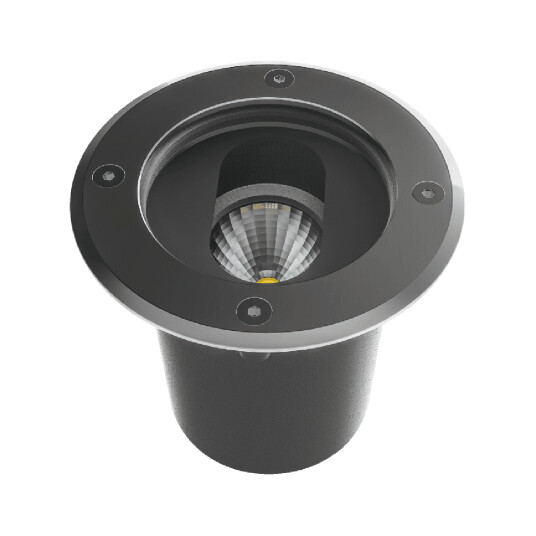Regor uplight for innfelling 6W utendørs IP67 dimbar - Børste stål - Stål