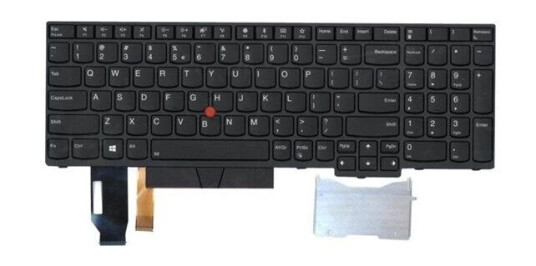 Lenovo Chicony - Brbart tastatur - til utskifting - Amerikansk Engelsk - Svart