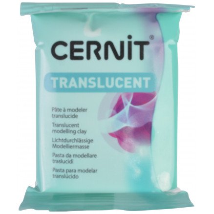 Cernit Modelleire Transparent 132 Smaragdgrønn 56g