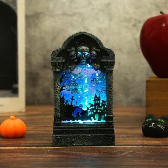 Halloween LED-Gravstein