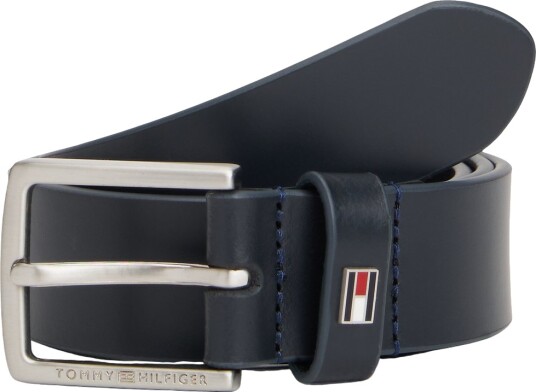 Tommy Hilfiger Kids Leather Belt Navy L/XL
