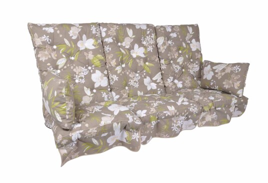 Fritab Verandahuske putesett høy Beige botanical Flokk Beige