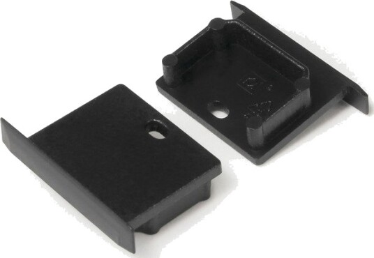 Topmet 1 stk. Endestykke LINEA IN20 Med hull svart Topmet 1 stk. Endestykke LINEA IN20 Med hull svart