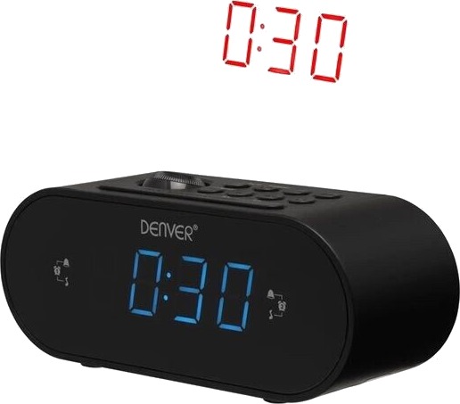 Denver CRP-717 Klokkeradio med prosjektor og alarm Svart
