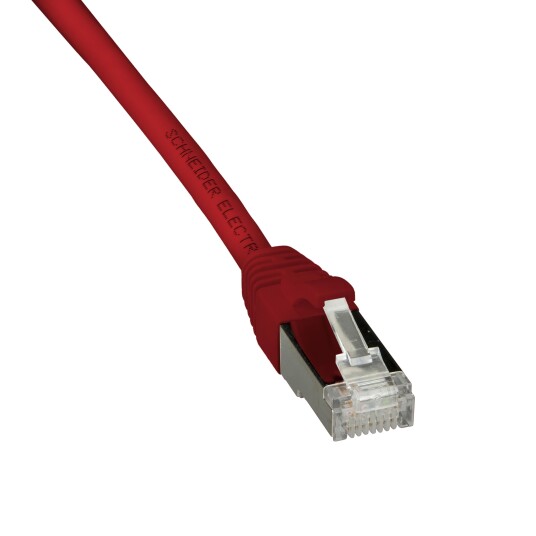 Schneider Electric ACTPC6ASFLS20RD Patchkabel S/FTP, 2 x RJ45, rød 2 m, Stikkontakter & kabler