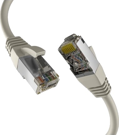 Efb-Elektronik Cat8.1 Grå 2M Rj45 Patch Kabel S/Ftp Pimf Lszh 2000Mhz 40Gb Nettverkskabel Ec020200259