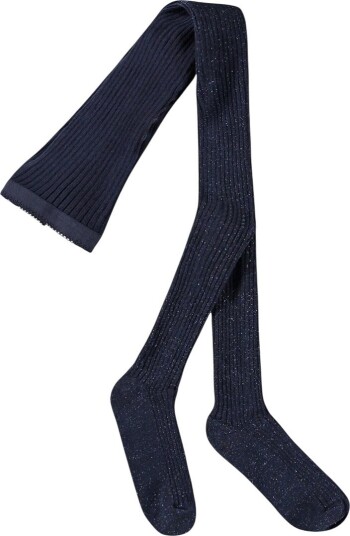 Molo Glitter Rib Tights NAVY BLAZER 122/128