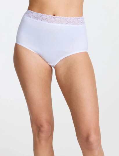 Damella of Sweden 2 Pack Maxi Brief   White   XL