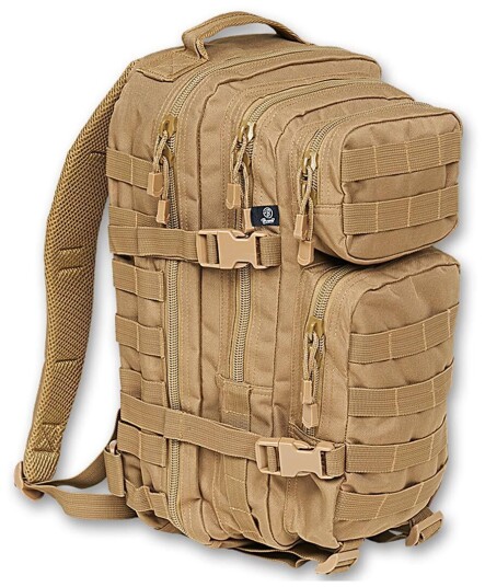 Brandit US Cooper M Ryggsekk en størrelse Brun Beige