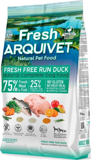 Arquivet Fresh Duck With Ocean Fish Semi-Moist Dog Food 2.5 kg