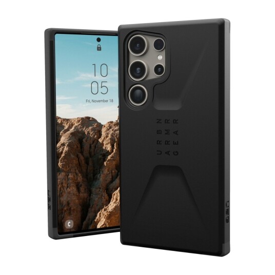 UAG SAMSUNG GALAXY S24 ULTRA CIVILIAN DEKSEL, SVART