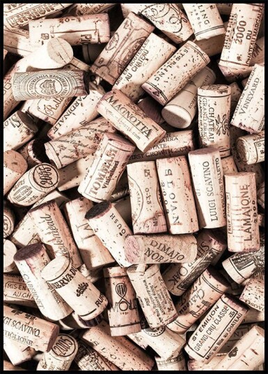 Wine Corks Collection Plakat Plakat / 21x30cm