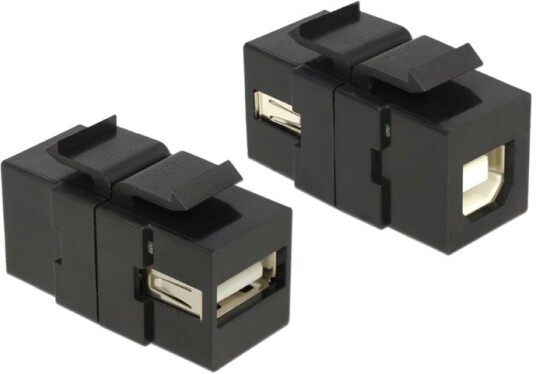 DeLOCK Keystone-modul USB 2.0 Type A ho USB 2.0 Type B ho