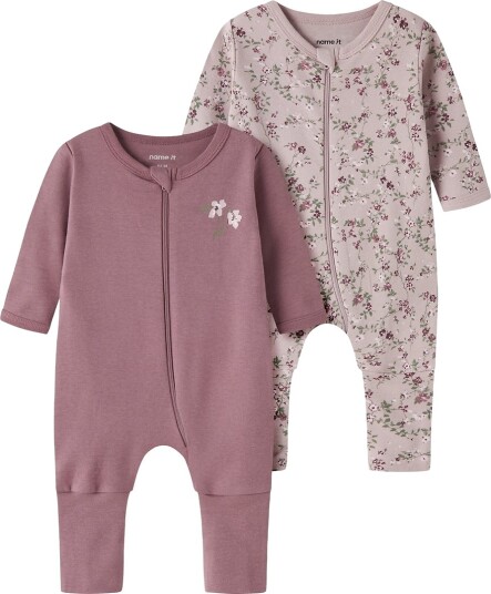 Name It Nattdrakter NbfNightsuit 2 pack Violet Ice/Vektsom Name It 3 år (98) Nattdrakt Lilla Rosa
