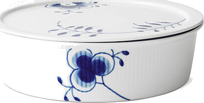 Royal Copenhagen Blue Fluted Mega skål med lock 145 cl Royal Copenhagen Blue Fluted Mega skål med lock 145 cl